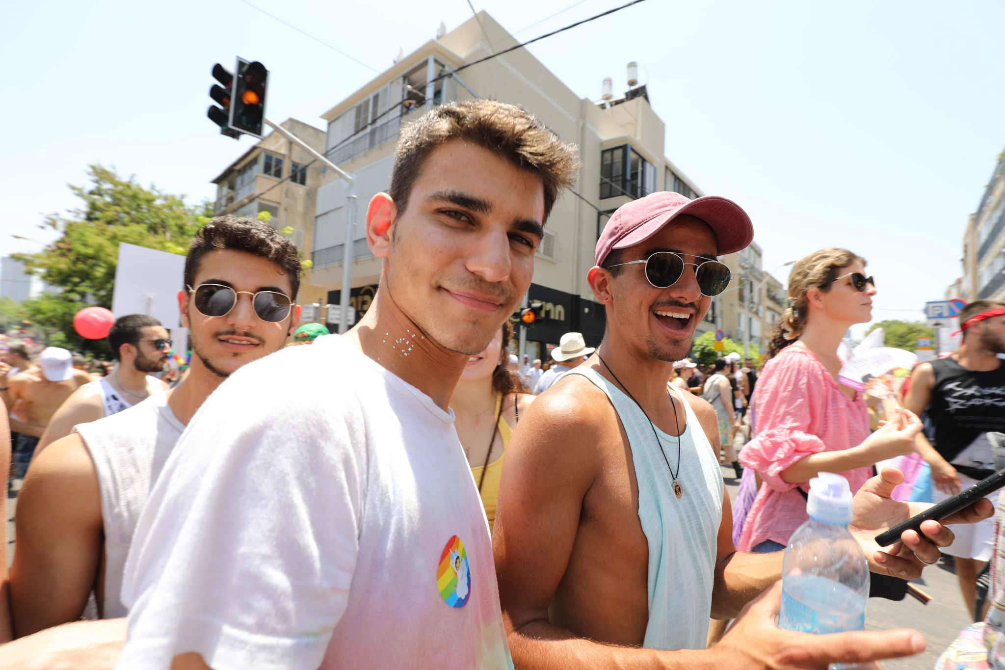 Canon EF 16-35mm F4L IS USM sample photo. Tel aviv pride parade 2018 photography