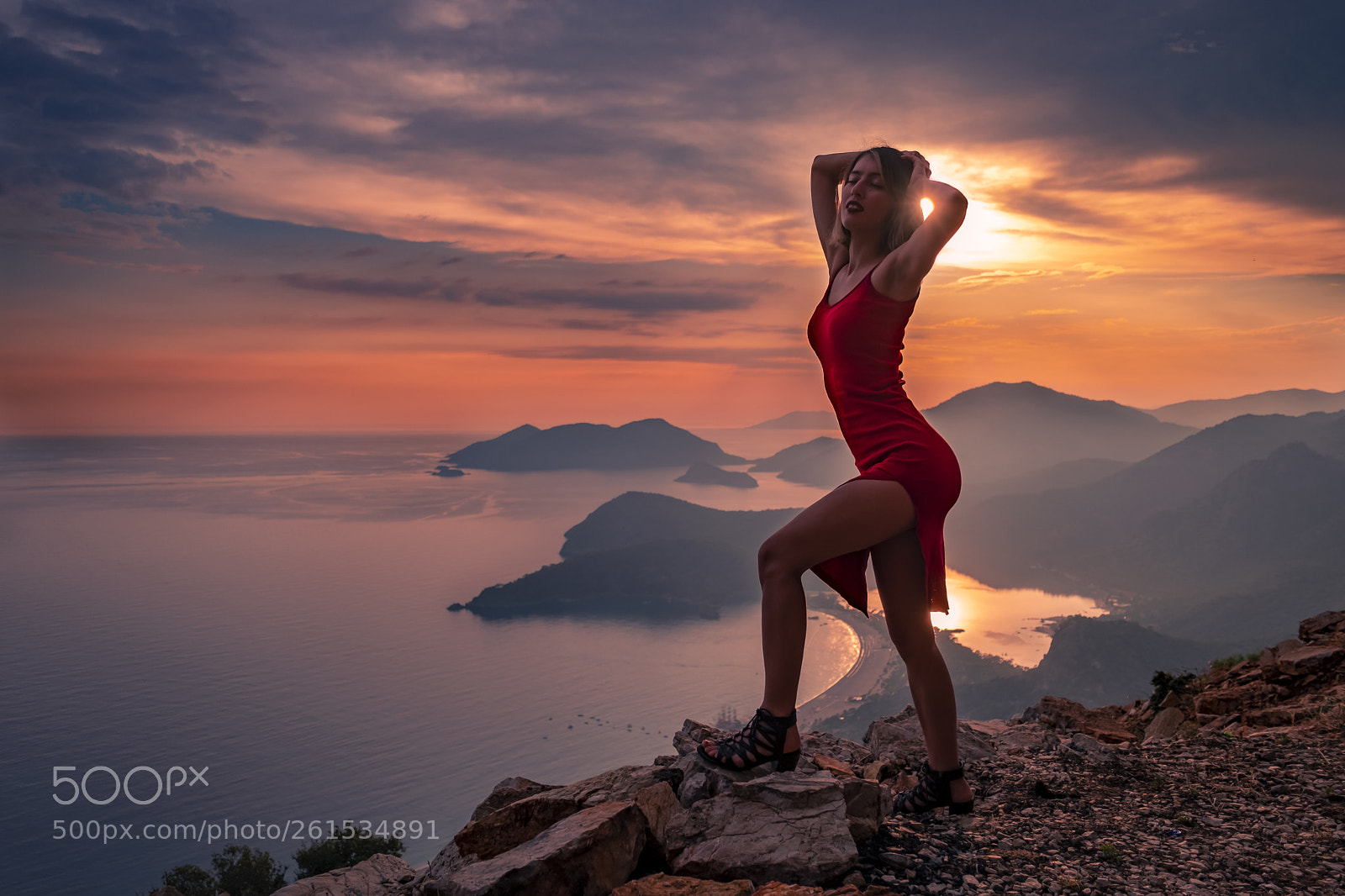 Fujifilm X-T2 sample photo. Lady in red photography
