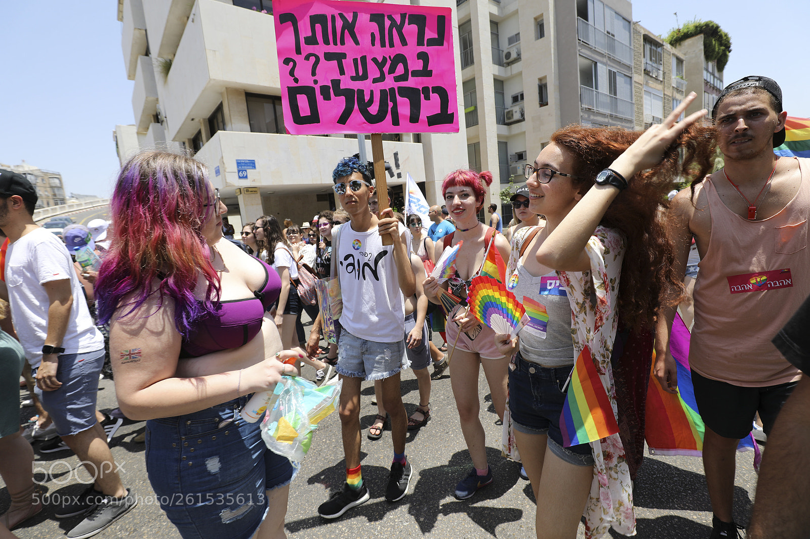 Canon EOS 5D Mark IV sample photo. Tel aviv pride parade 2018 photography