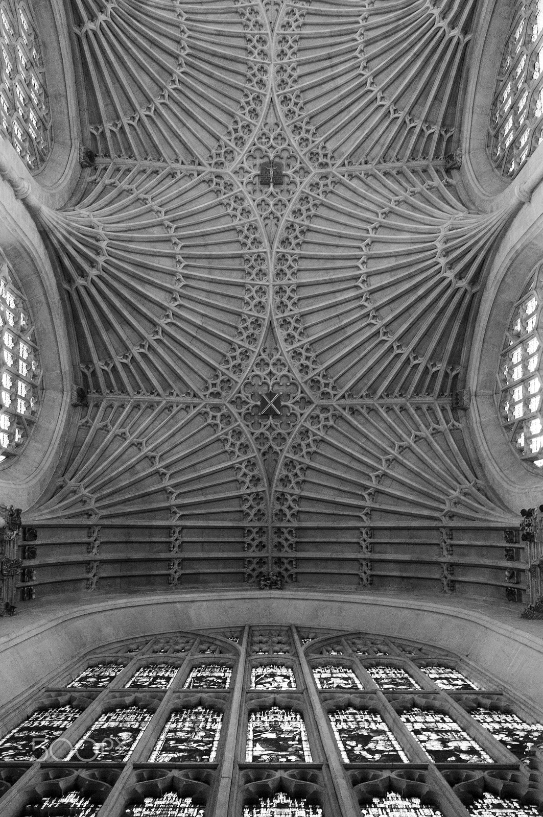 Fujifilm FinePix X100 sample photo. Bath abbey photography