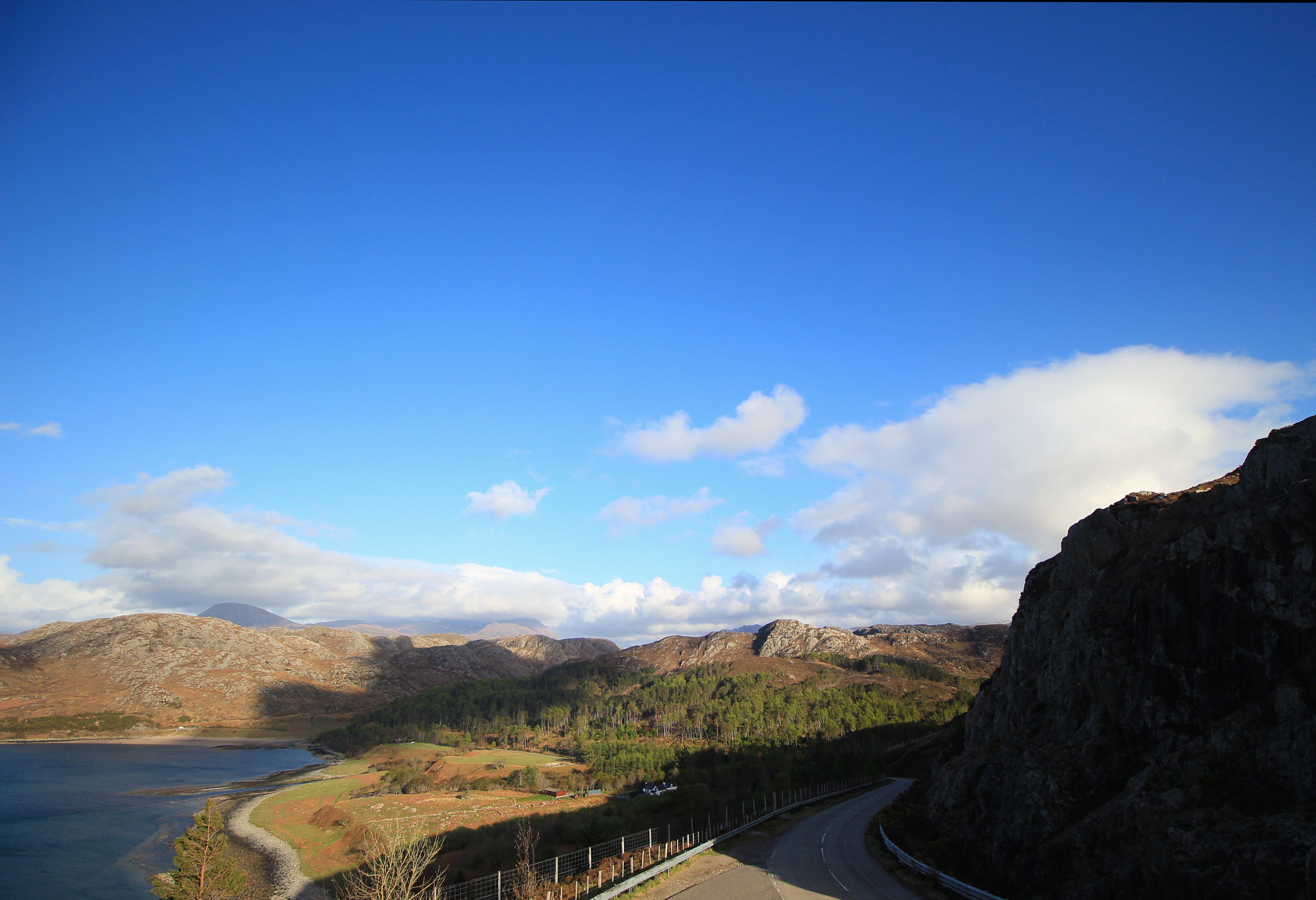 Canon EOS 100D (EOS Rebel SL1 / EOS Kiss X7) sample photo. Gruinard bay and the a832 photography