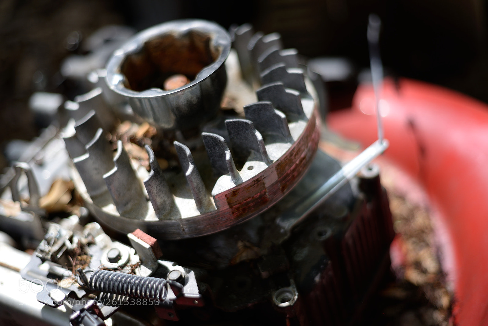 Nikon D610 sample photo. Lawnmower photography