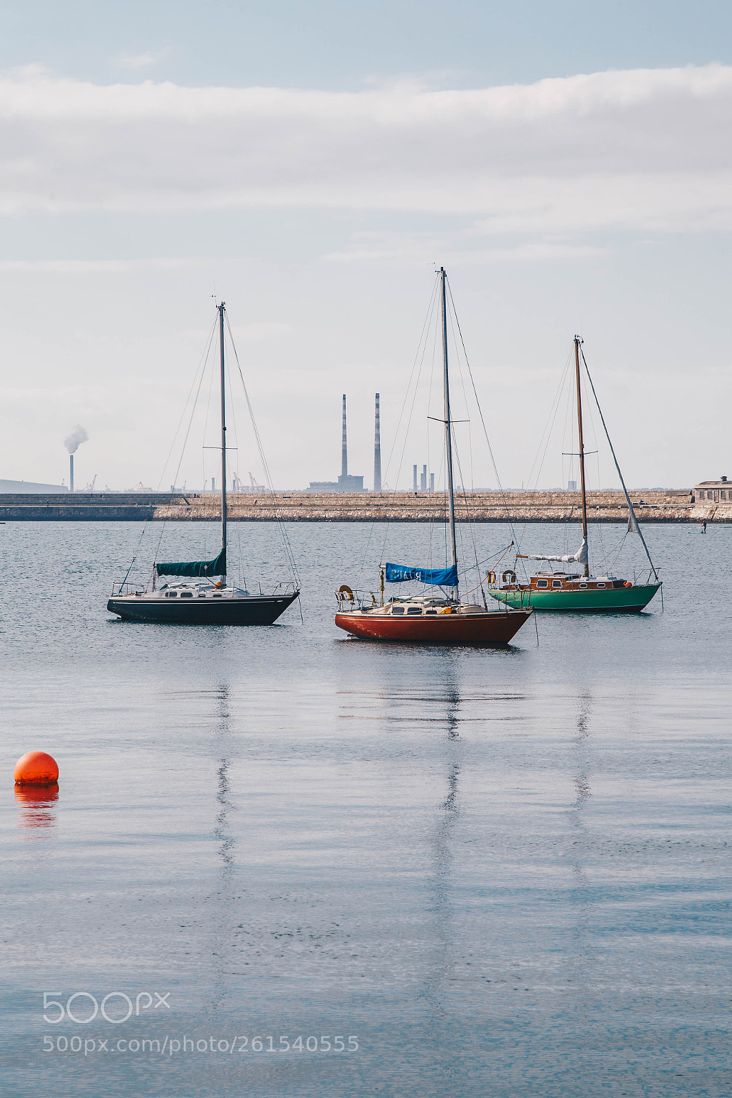 Canon EOS 6D sample photo. Three colorful boats photography