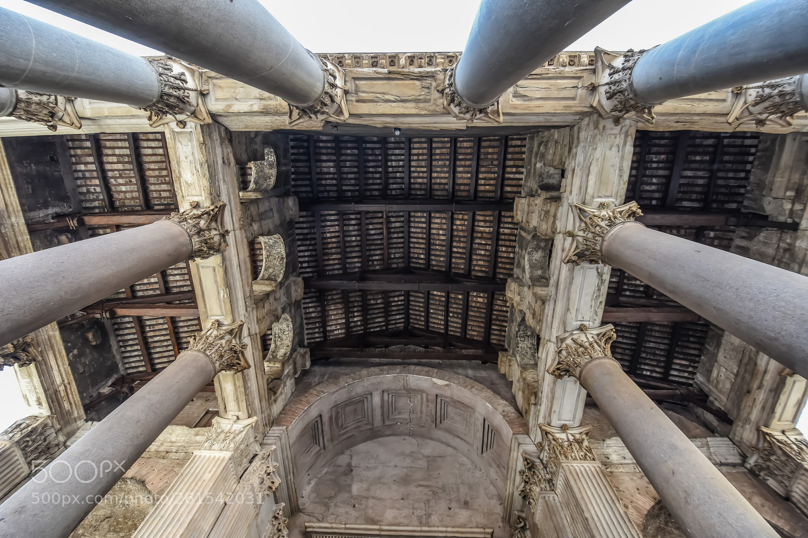Nikon D7200 sample photo. Pantheon columns photography