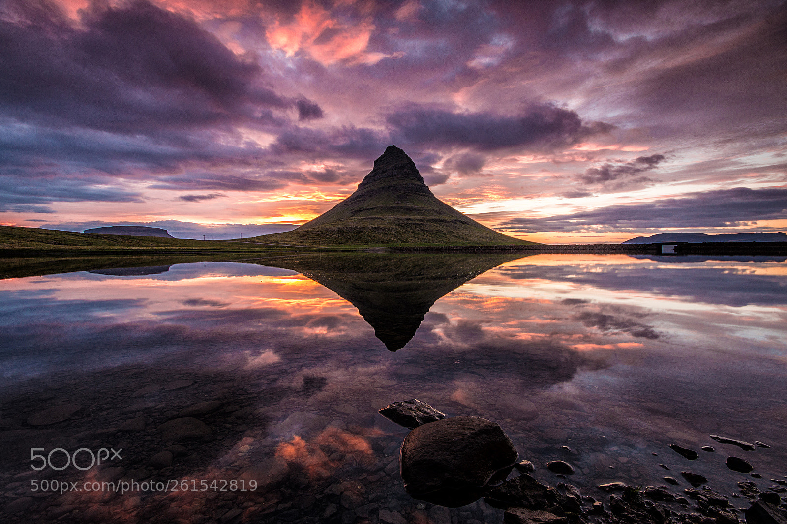 Canon EOS 70D sample photo. Reflection of mount kirkjufell photography