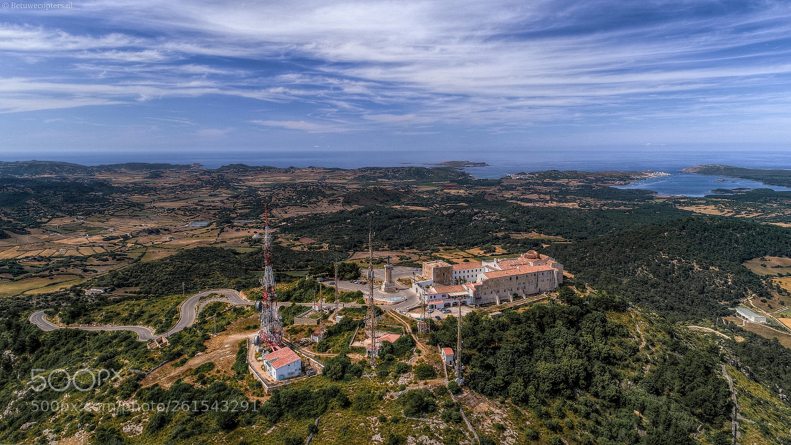 DJI FC6310 sample photo. Panorama menorca photography