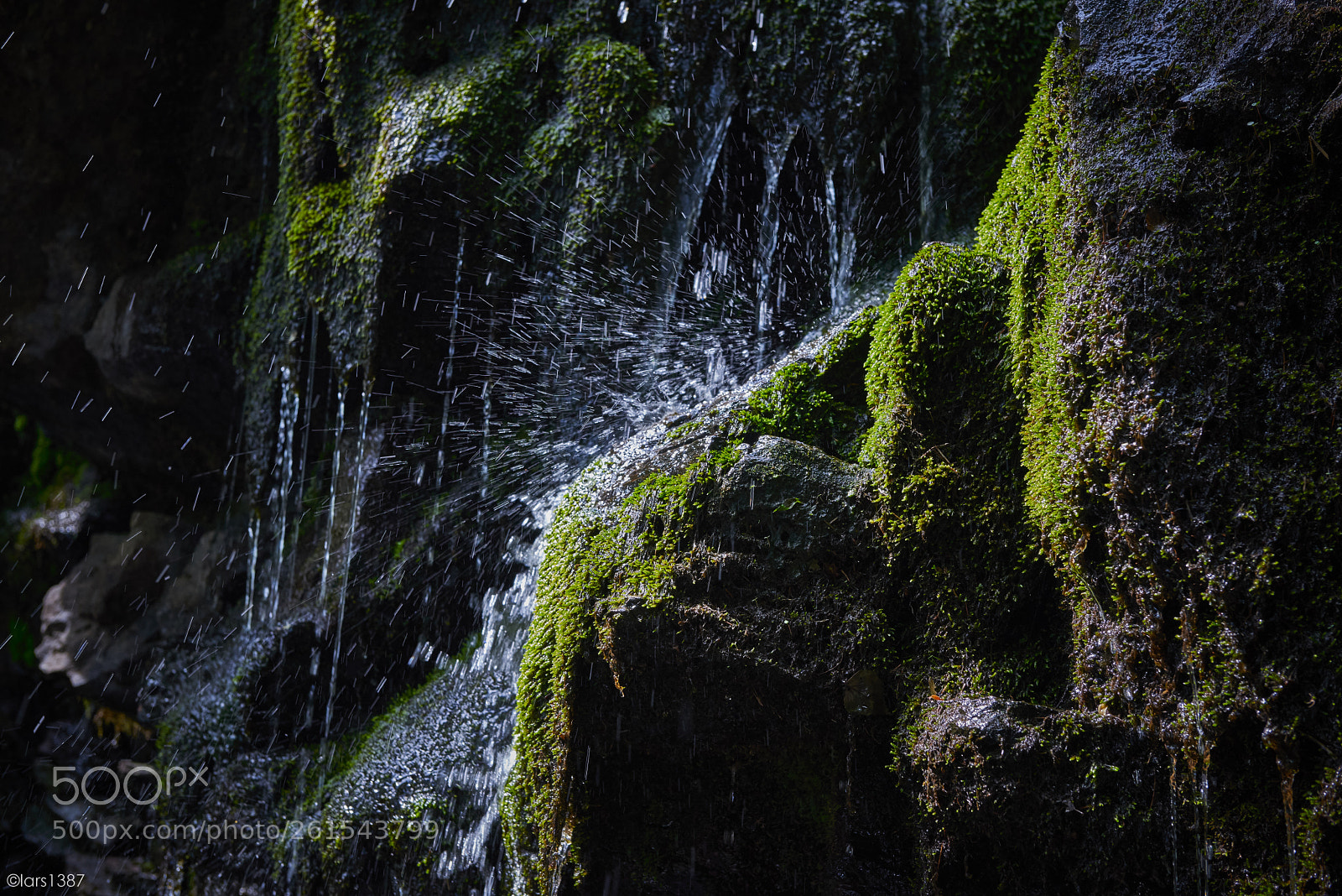 Nikon D810 sample photo. Waterfall details i photography