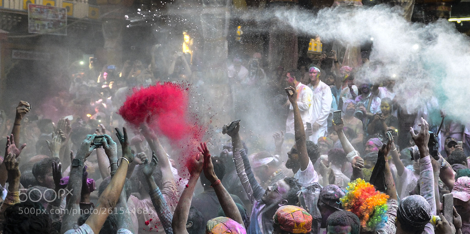 Nikon D4 sample photo. Holi colors photography