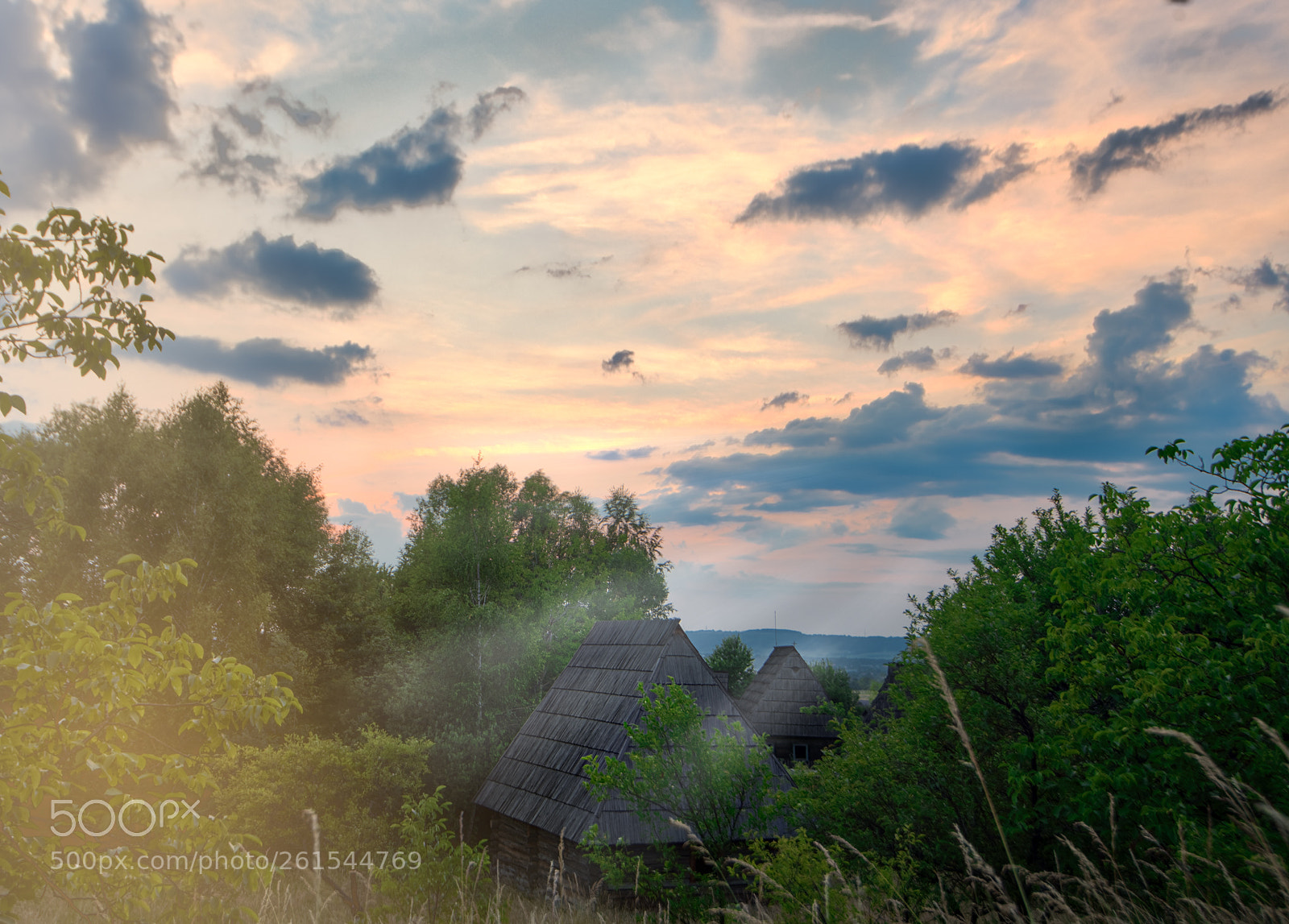 Nikon D850 sample photo. Wooden houses photography