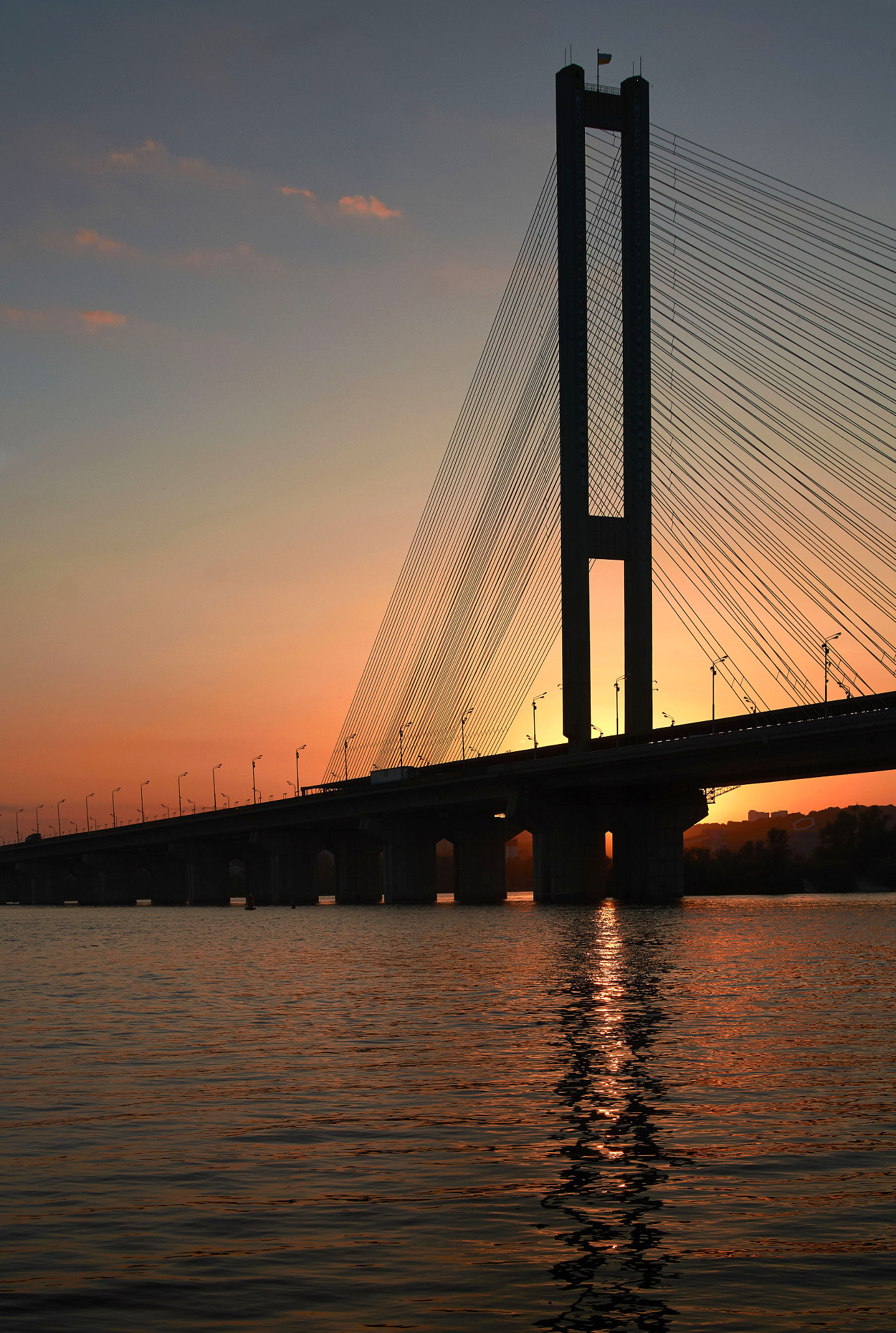 Nikon D7100 sample photo. South bridge at sunset photography