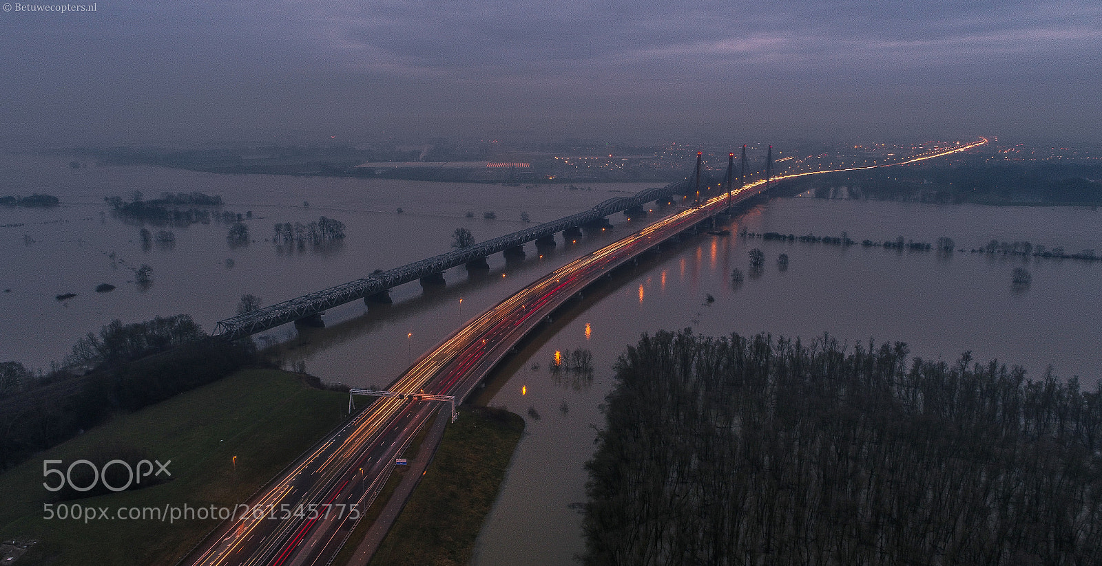 DJI FC6310 sample photo. View from a bridge photography