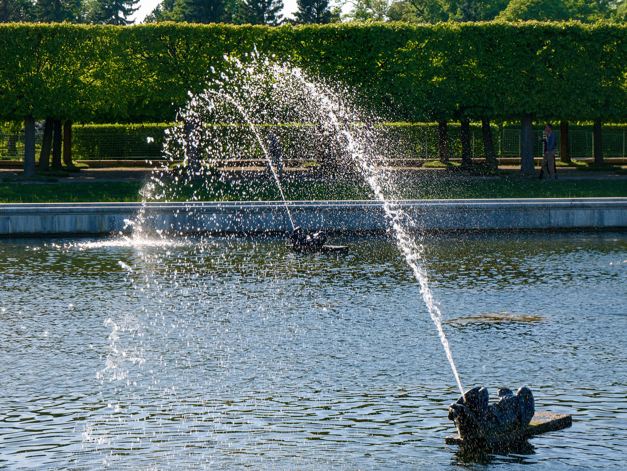 Panasonic Lumix DMC-G85 (Lumix DMC-G80) sample photo. Fountain sprays photography