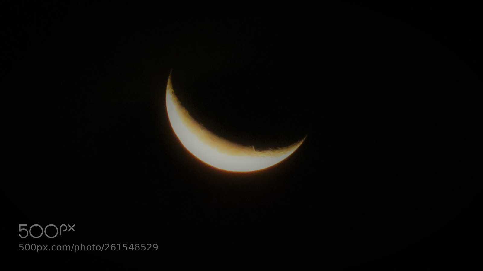 Canon PowerShot SX720 HS sample photo. Crescent moon in ramadan photography