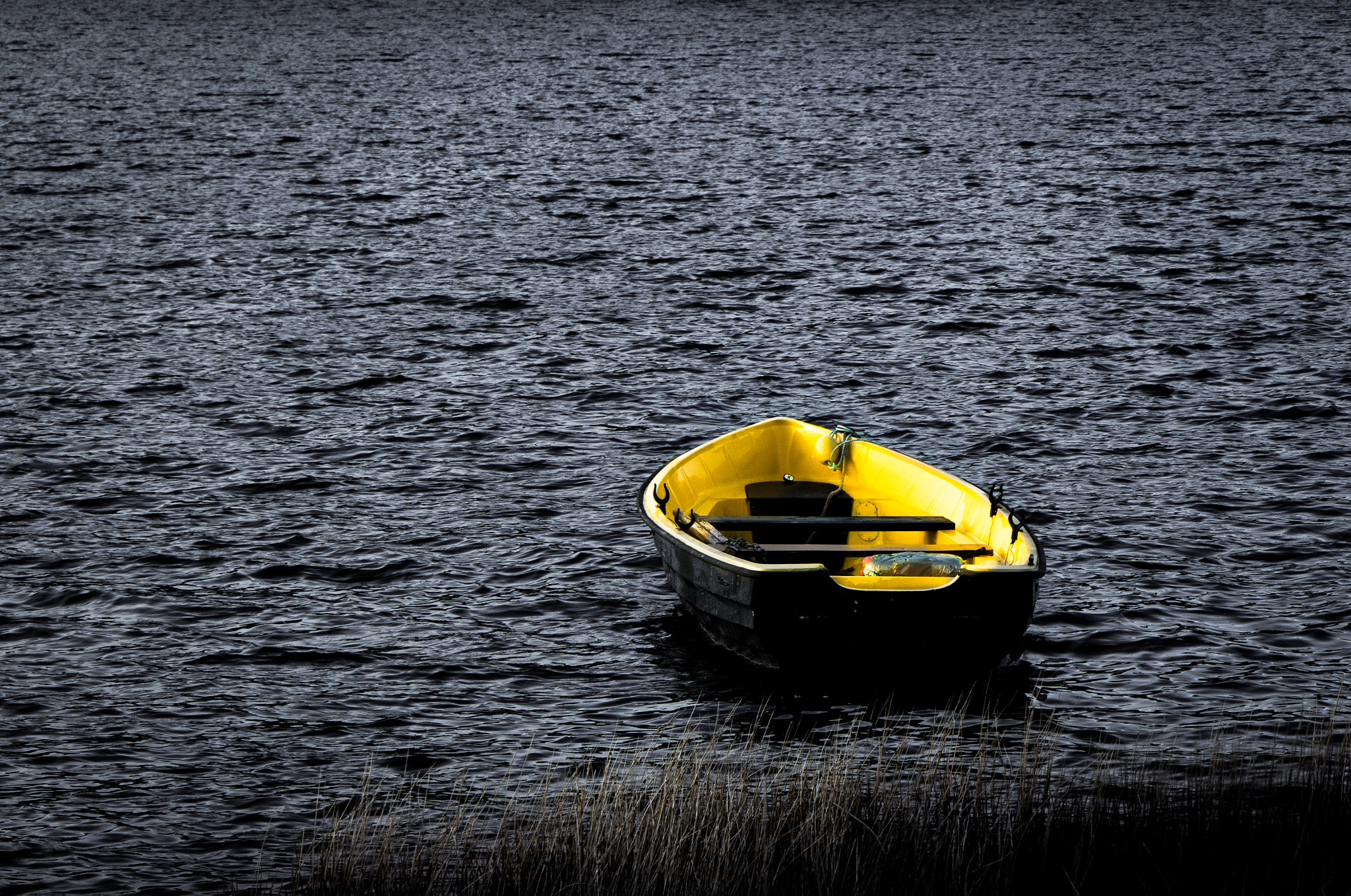 Canon EOS 700D (EOS Rebel T5i / EOS Kiss X7i) sample photo. Yellow boat photography