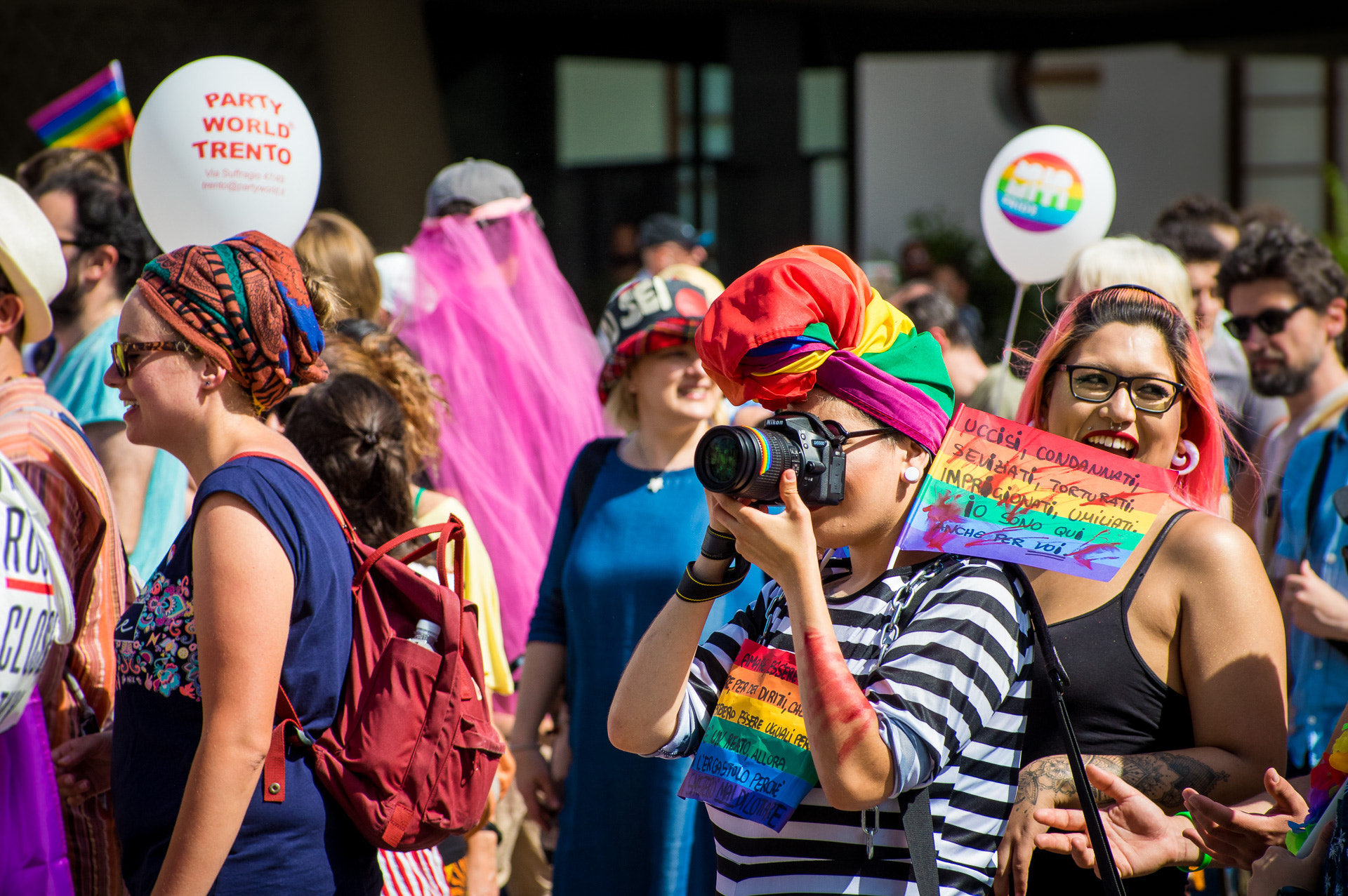 Pentax K-3 II sample photo. Dolomiti pride 2018 photography