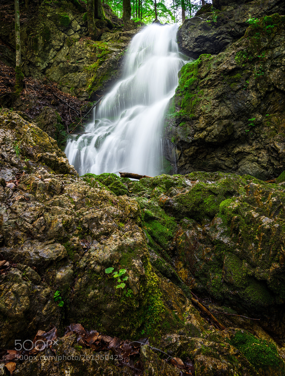 Sony a7 II sample photo. Josefstal waterfall first level photography