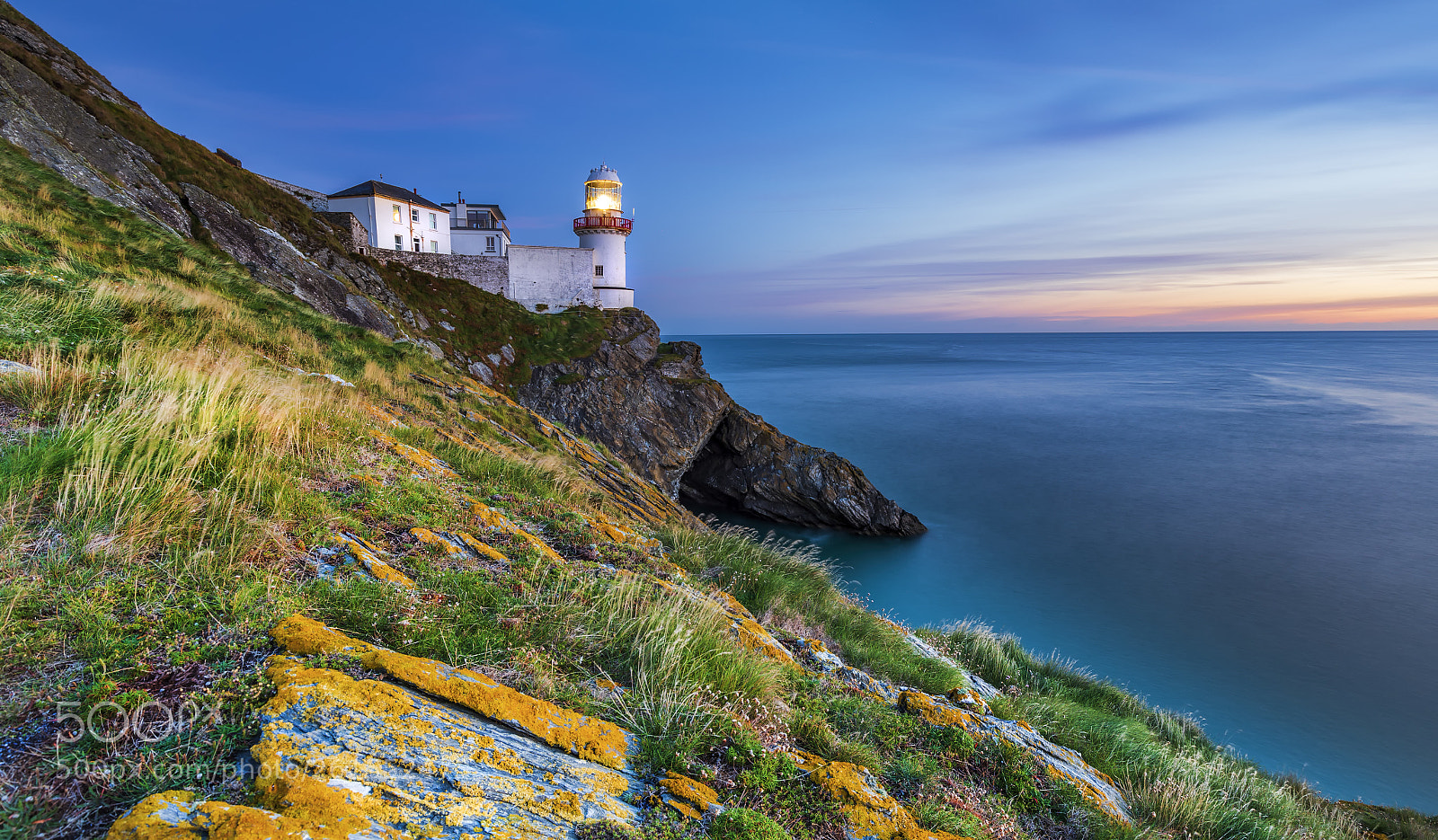 Canon EOS 6D sample photo. Wicklow head lighthouse photography