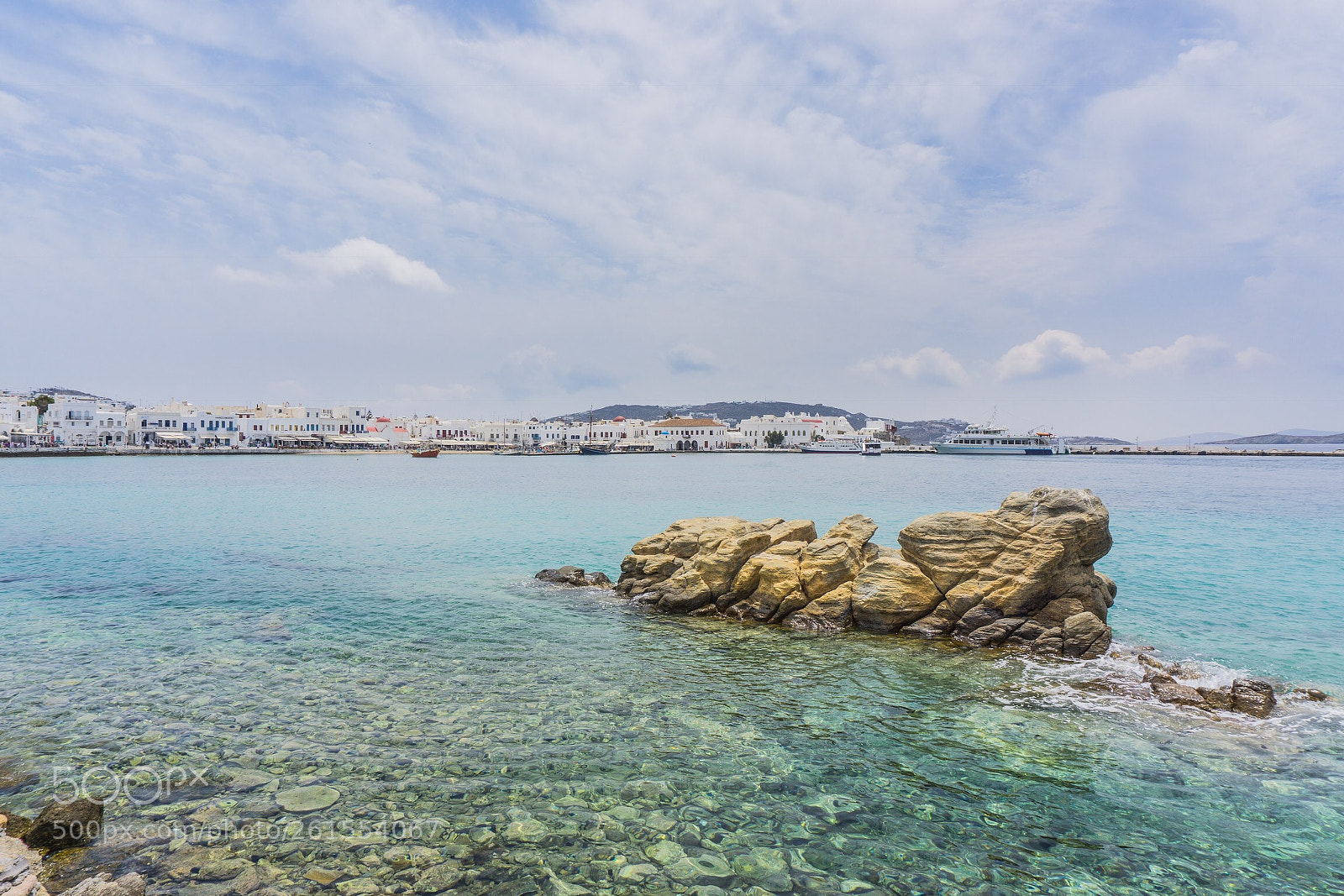 Sony a6000 sample photo. Clear water of mykonos photography