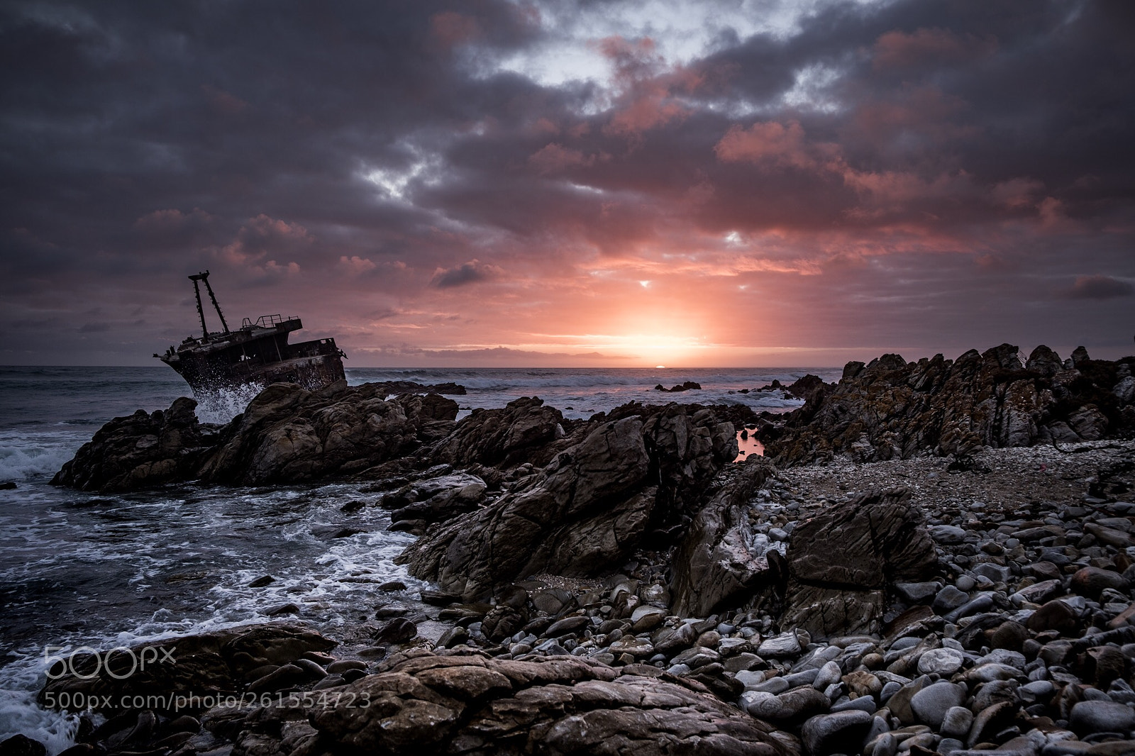 Fujifilm X-T2 sample photo. Sunset in cape agulhas photography