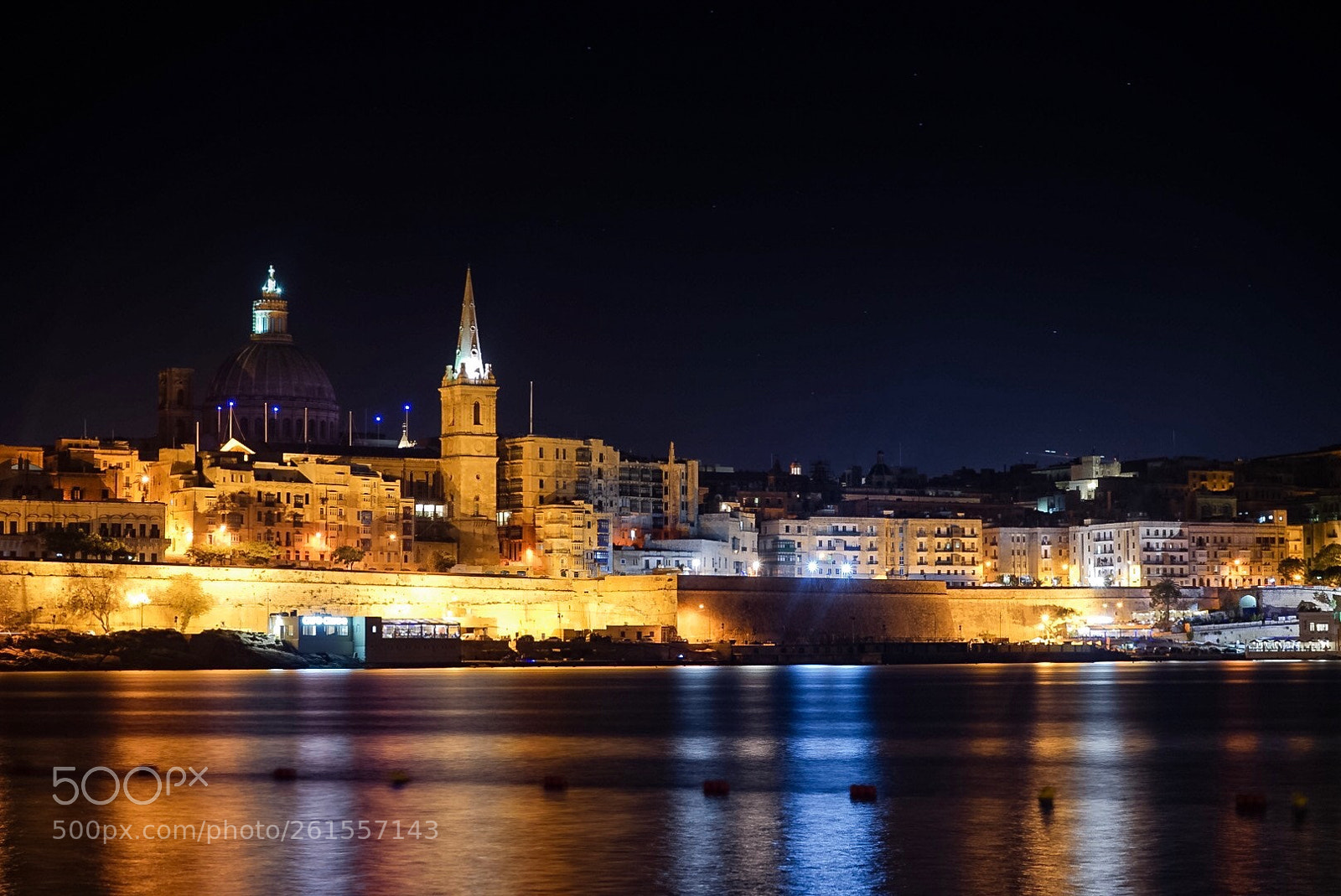 Sony a7 II sample photo. City under the moon photography