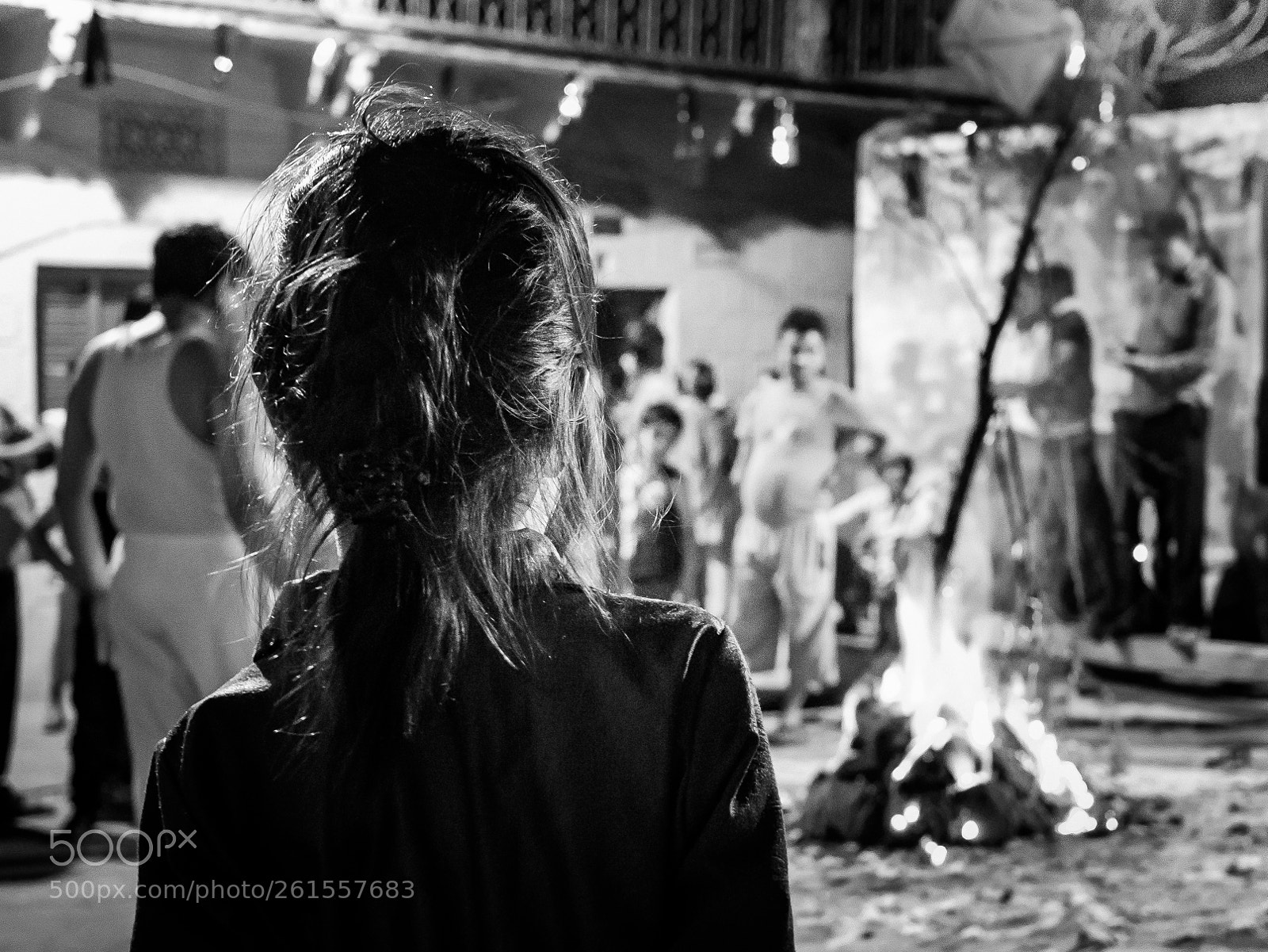 Panasonic Lumix DMC-GX7 sample photo. Holika dahan - bundi photography