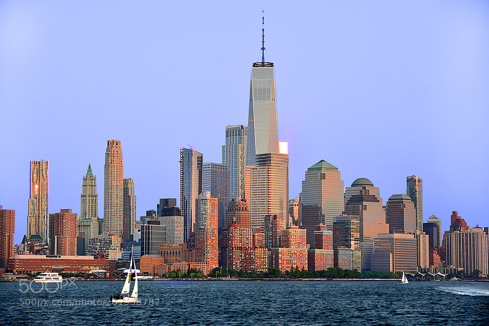 Nikon D3400 sample photo. Freedom tower sailboat at photography
