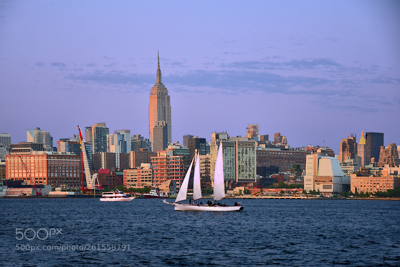 Nikon D3400 sample photo. Empire state & sailboat photography