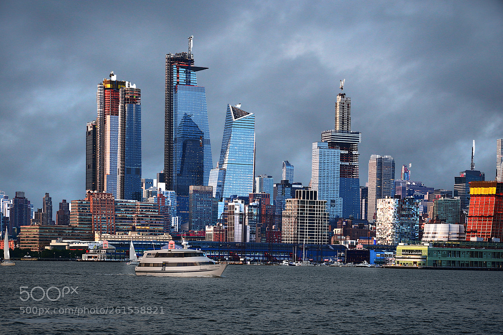 Nikon D3400 sample photo. Hudson yard & yacht photography