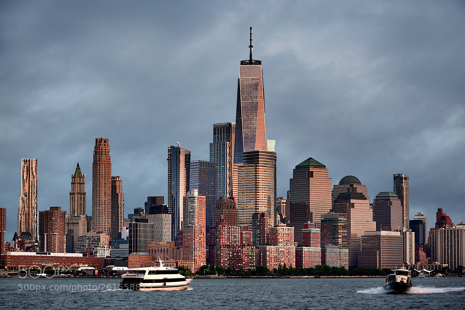 Nikon D3400 sample photo. Freedom tower, yacht and photography