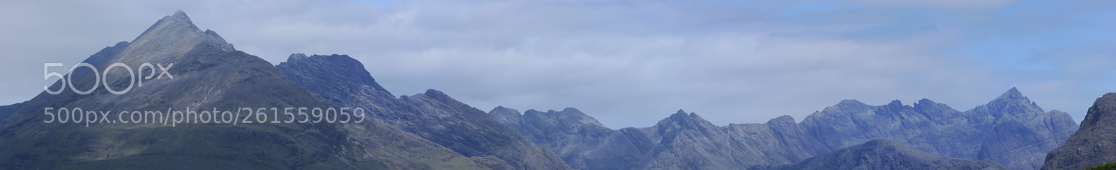 Canon EOS 5D Mark II sample photo. Cuillin from elgol photography