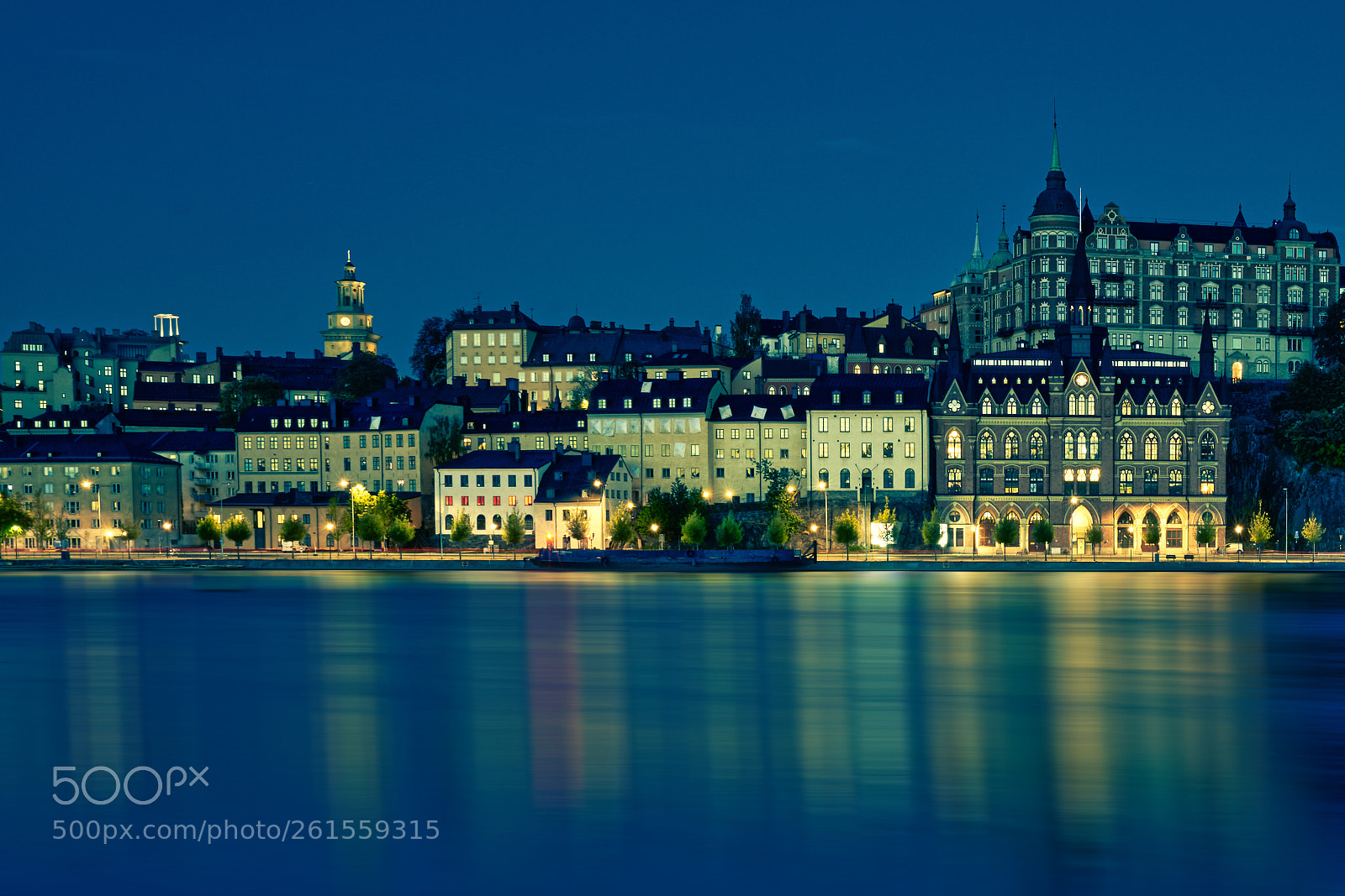 Sony a7R III sample photo. Södermalm blue photography