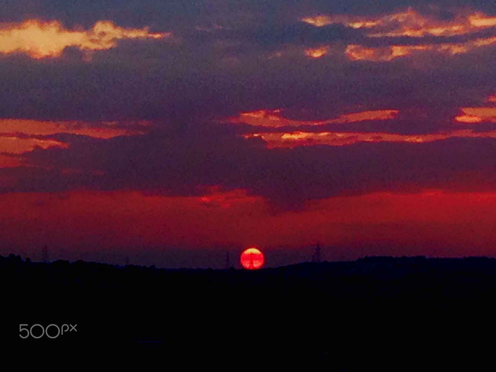 Apple iPhone 5c sample photo. Sunset glow photography