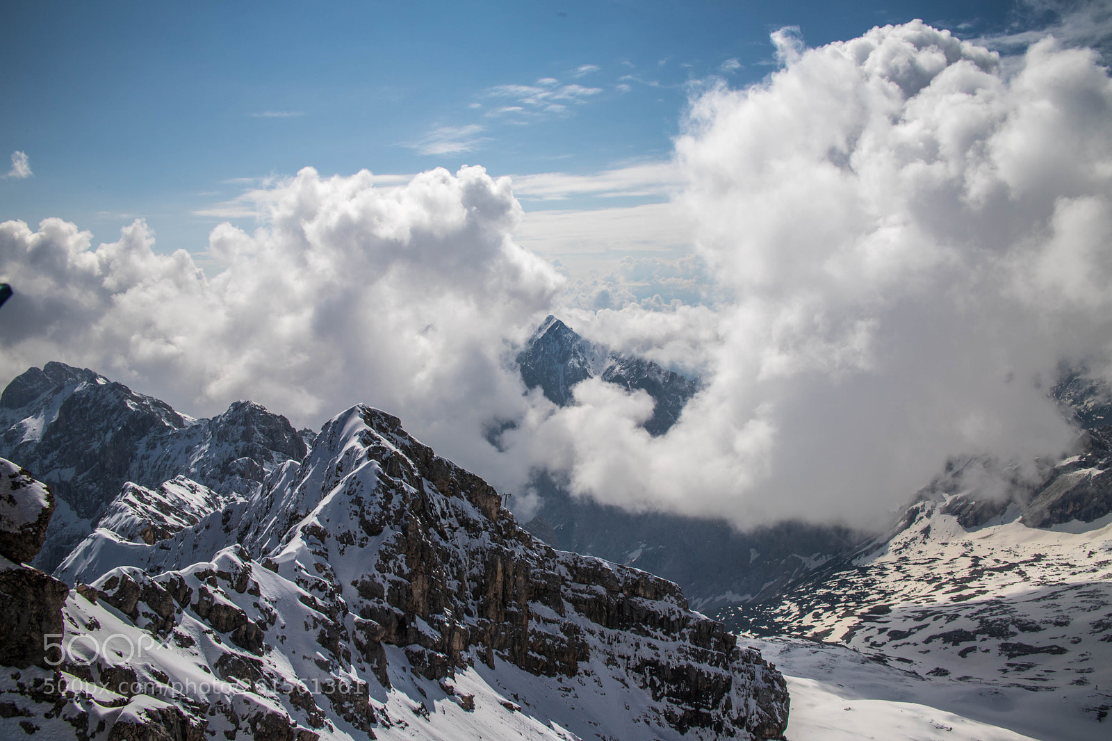 Canon EOS 6D Mark II sample photo. Summit view on zugspitze photography