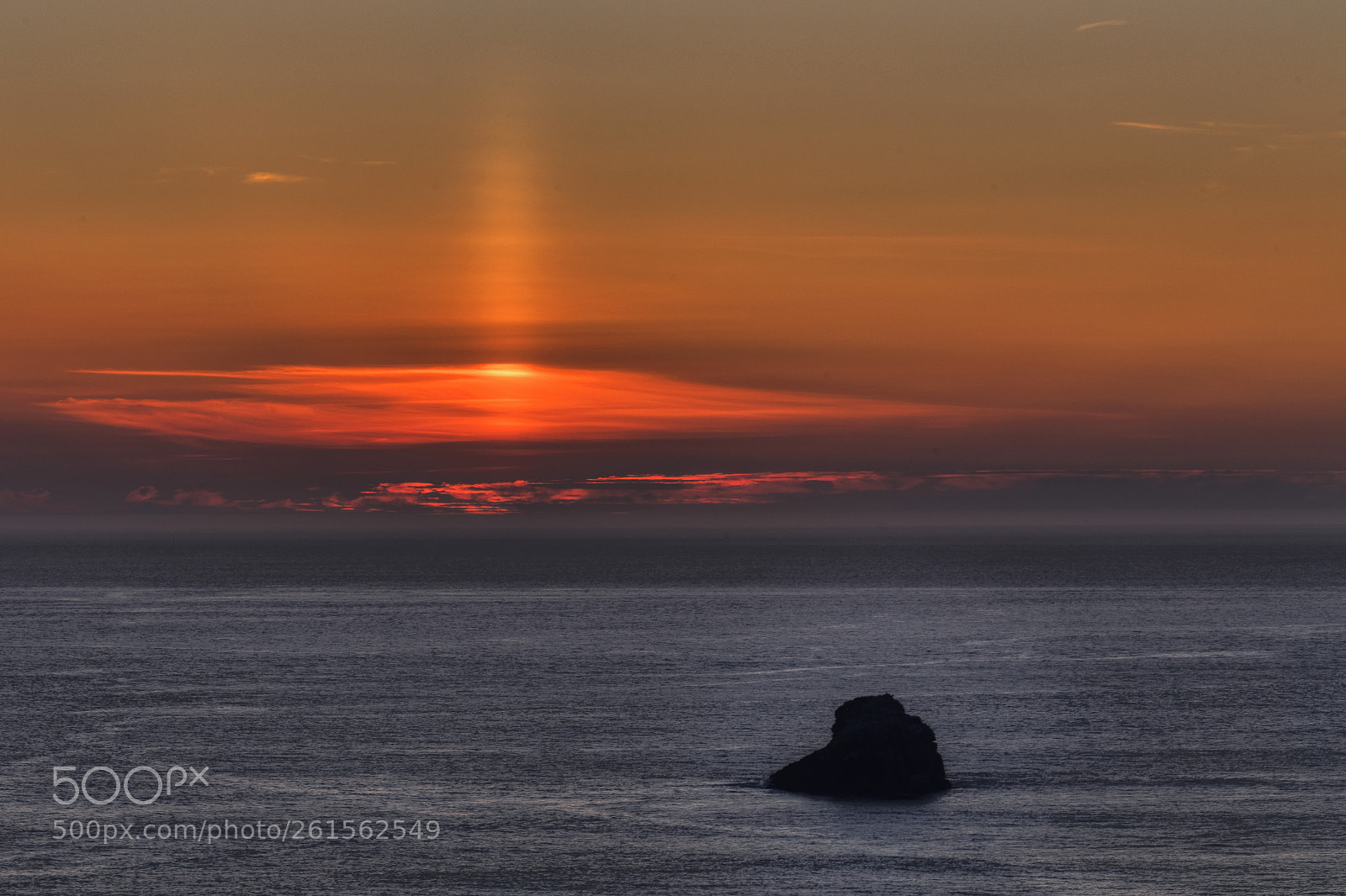 Canon EOS 6D sample photo. Sun pillar in finisterrae photography