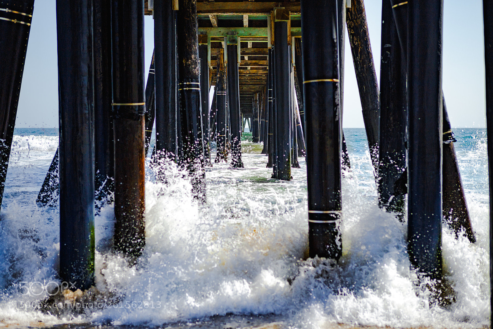 Canon EOS 6D sample photo. Under the boardwalk, down photography