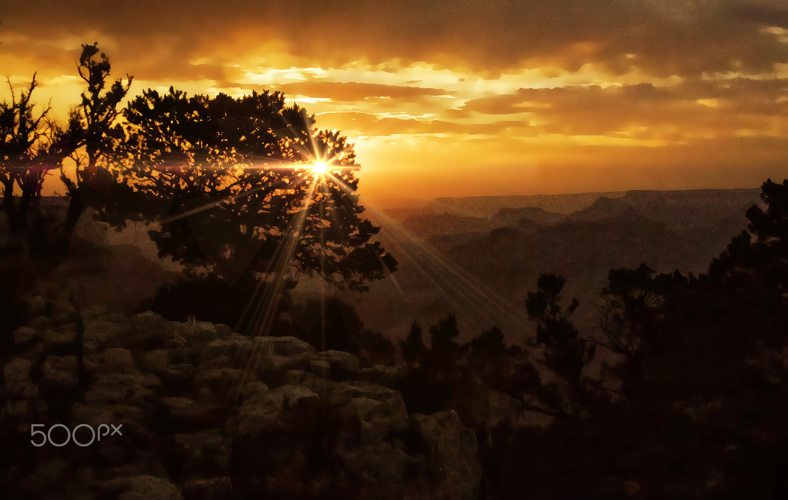 Canon EOS M3 sample photo. Setting sun grand canyon photography