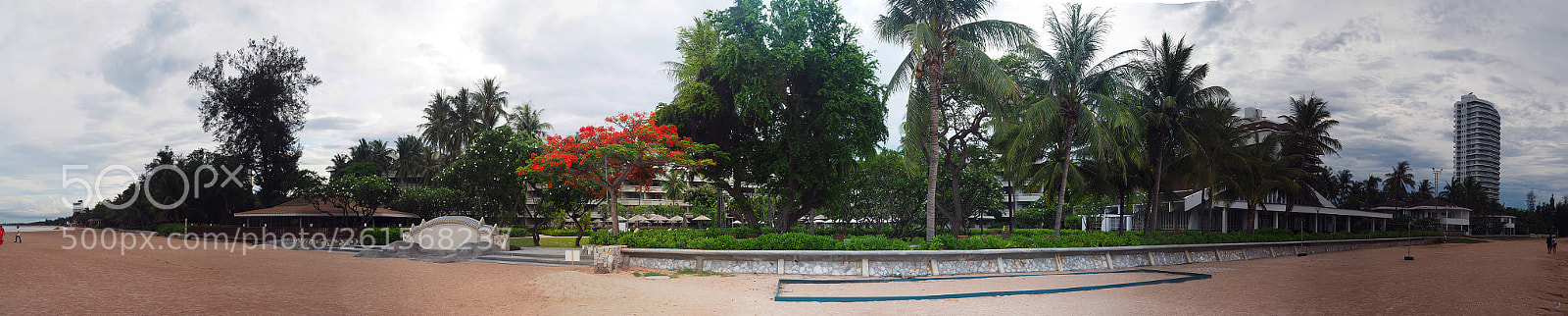 Olympus OM-D E-M1 sample photo. The regent cha-am beach photography