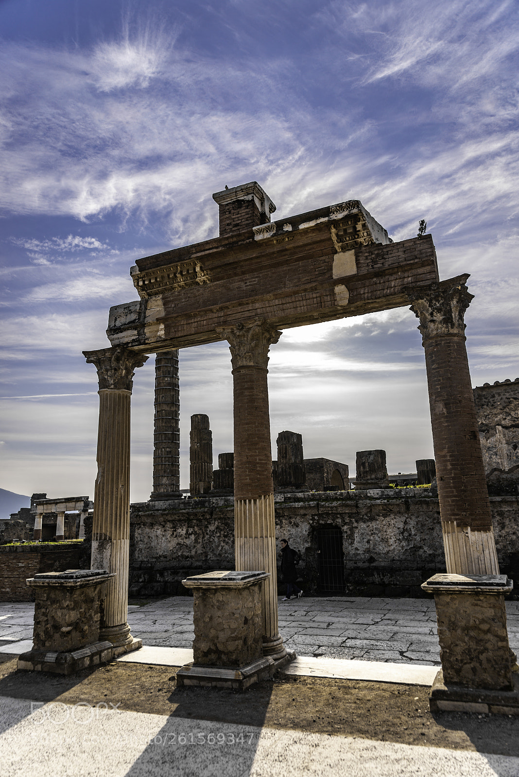 Nikon D610 sample photo. Pompeii ruins photography