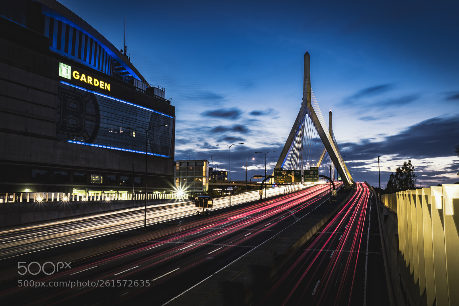 Sony ILCA-77M2 sample photo. Zakim bridge & td garden photography