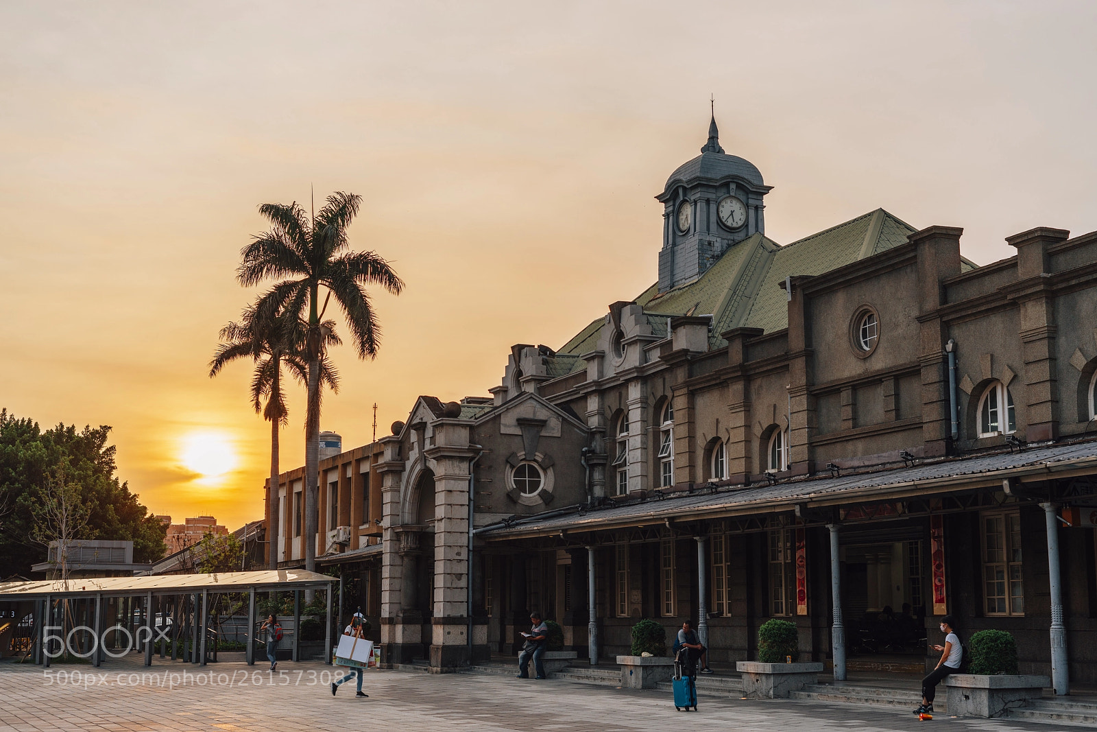 Sony a7R III sample photo. Good morning train station  photography