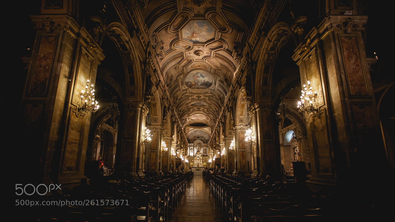 Canon EOS 5D Mark II sample photo. Santiago's cathedral photography