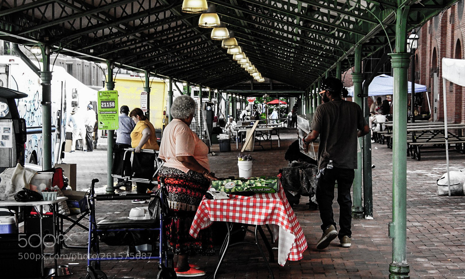 Sony a6000 sample photo. The farmers market at photography