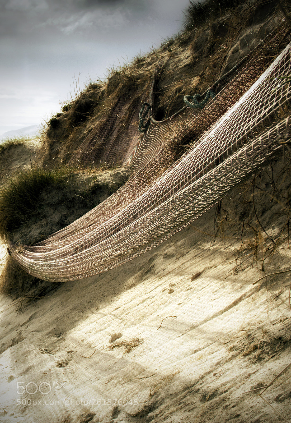 Nikon D7000 sample photo. Vatersay fishing net photography