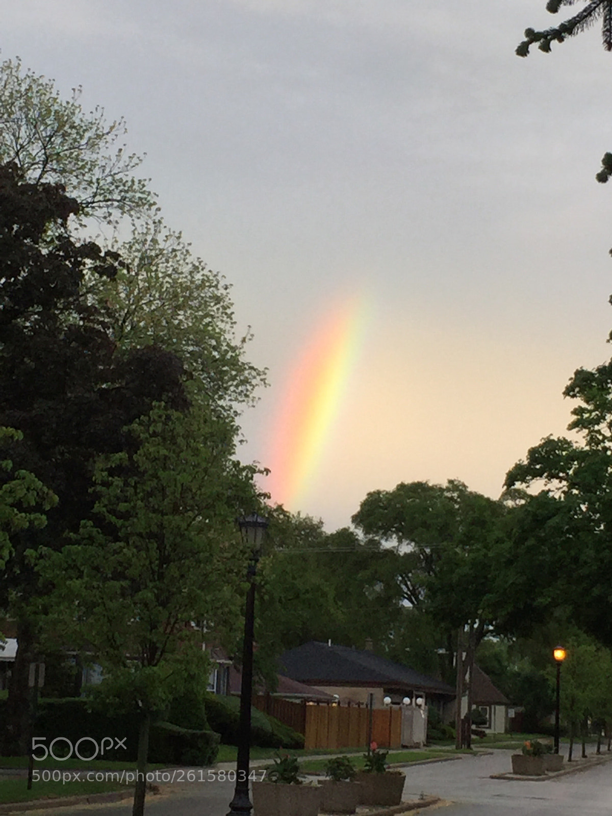 Apple iPhone 6 sample photo. Rainbow after the rain photography