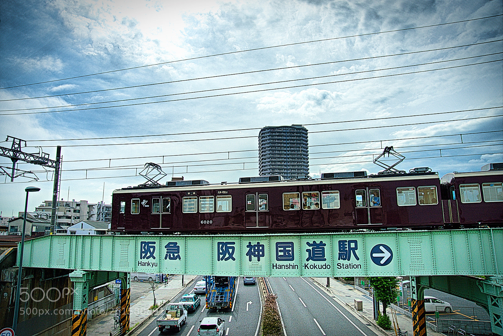 Nikon D800E sample photo. Hankyu train 1 photography