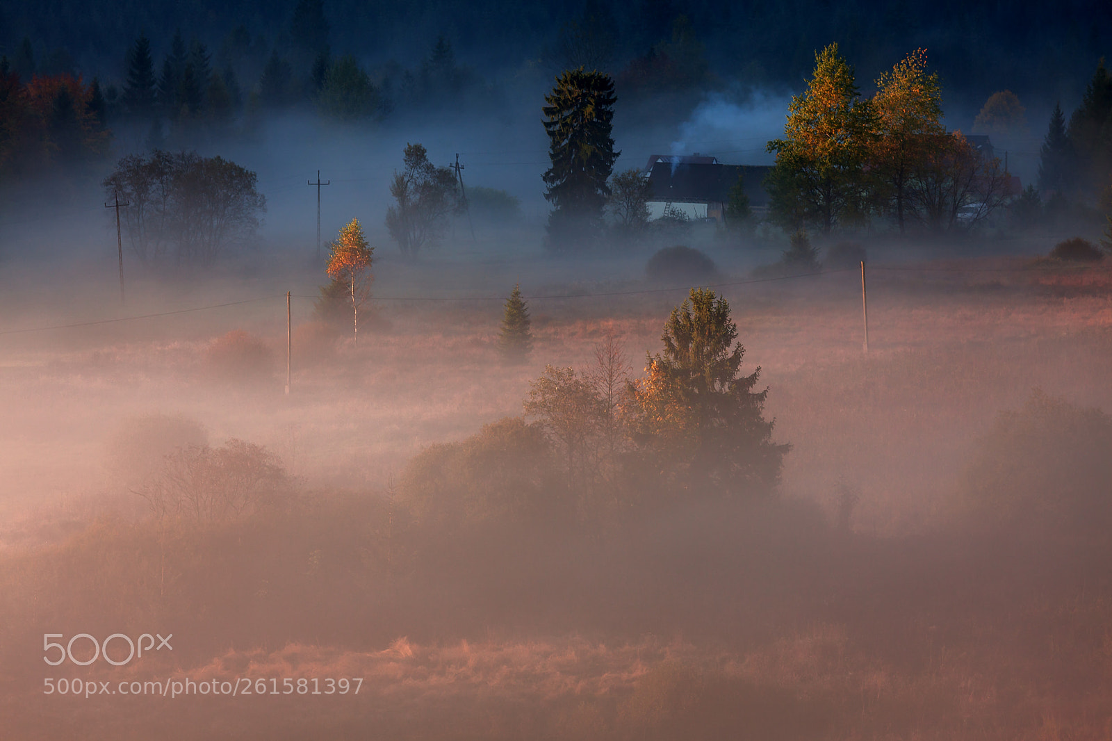 Canon EOS 5D Mark II sample photo. Quiet sunrise in pieniny photography