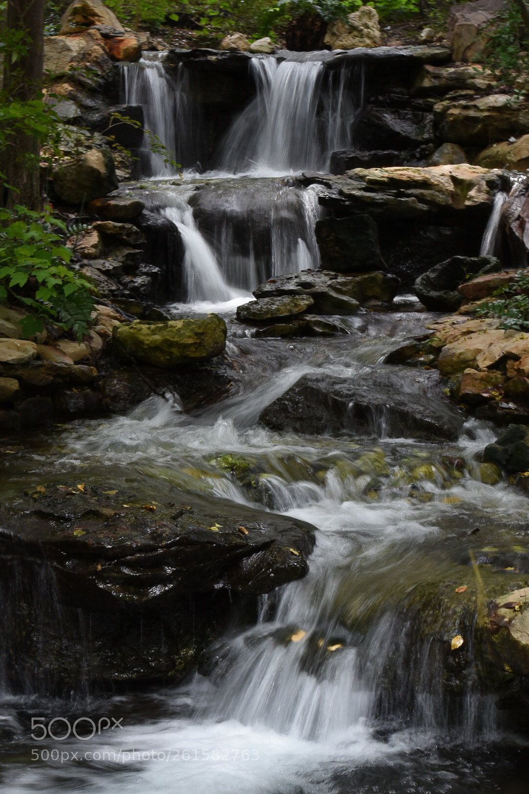 Nikon D750 sample photo. Small waterfall photography