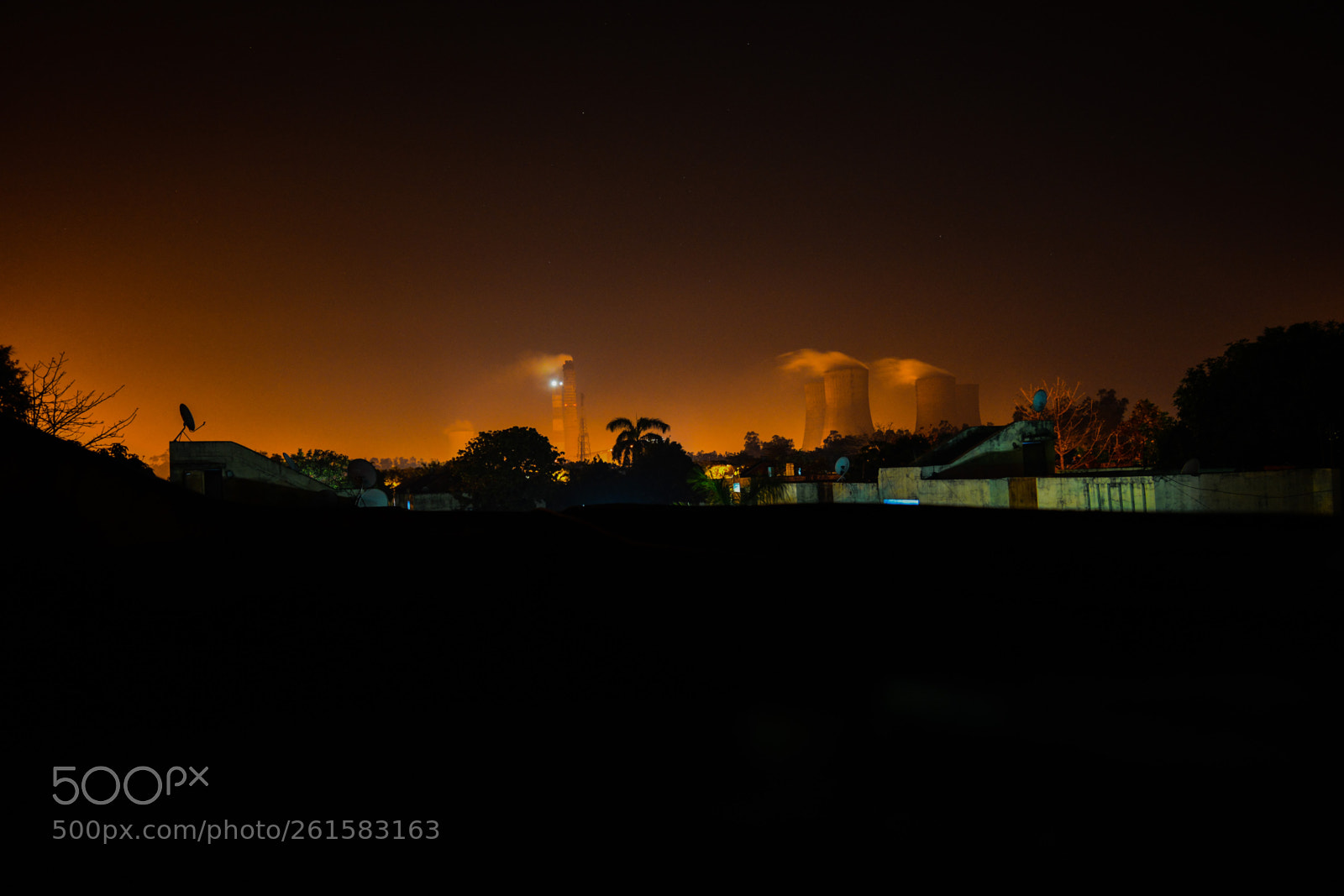 Nikon D5200 sample photo. Beautiful township at night photography