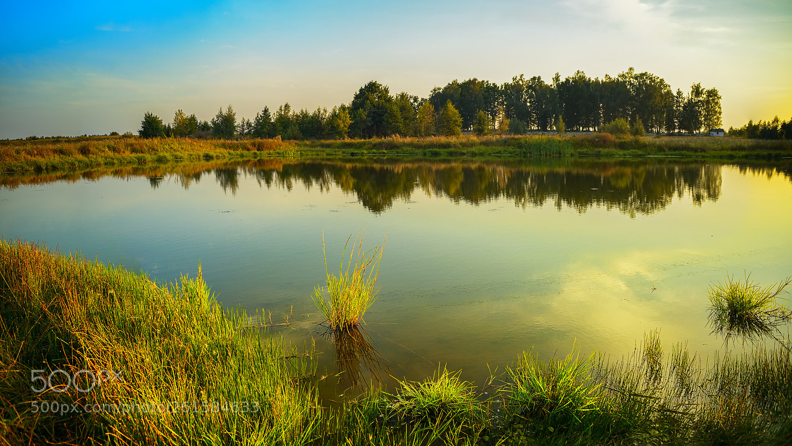 Nikon D800E sample photo. Small lake and evening photography