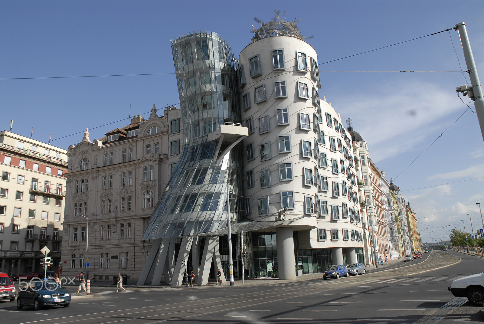 Nikon D200 sample photo. Dancing house. photography